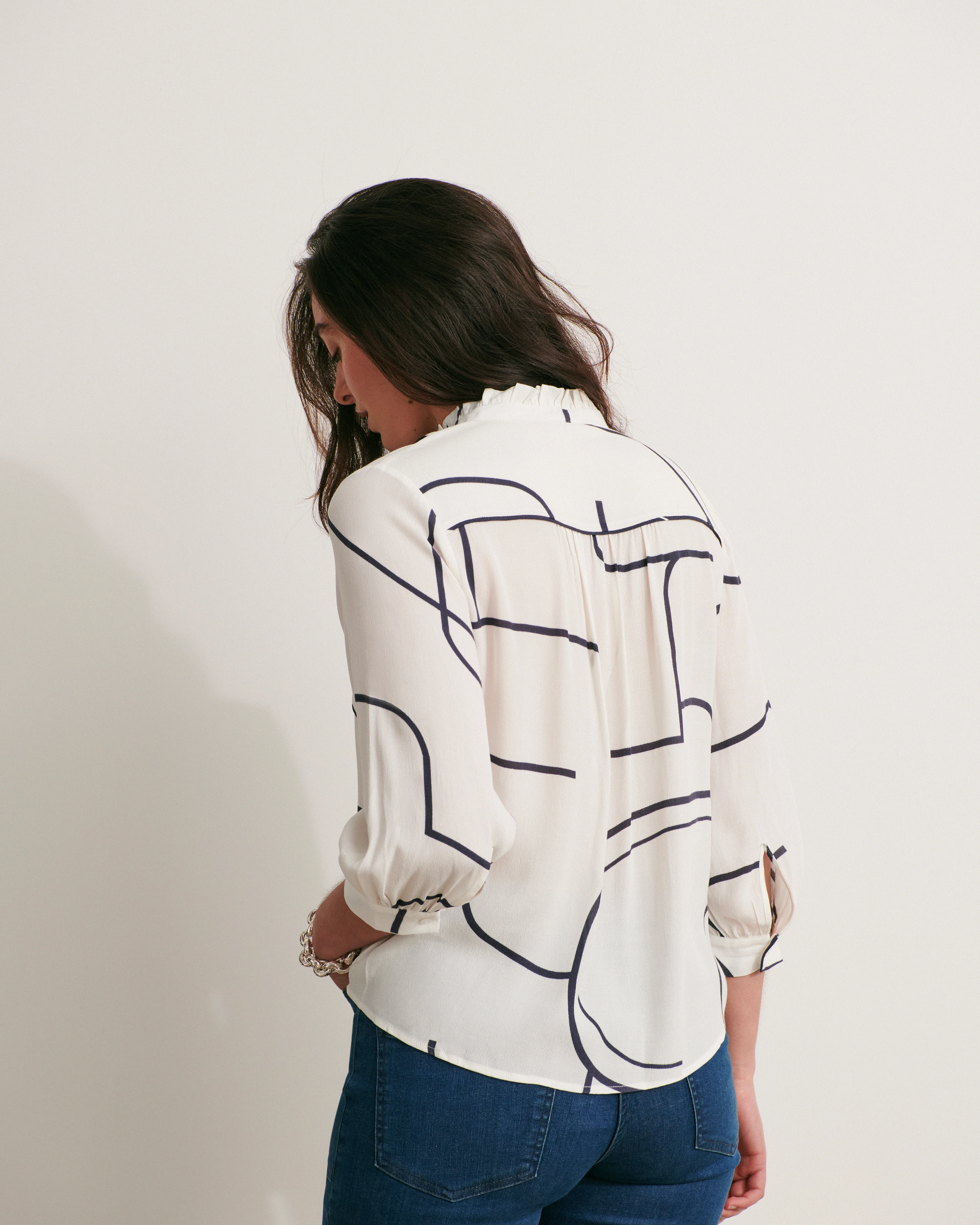 Blouse imprimée CREATION/11062/511 - Image 3