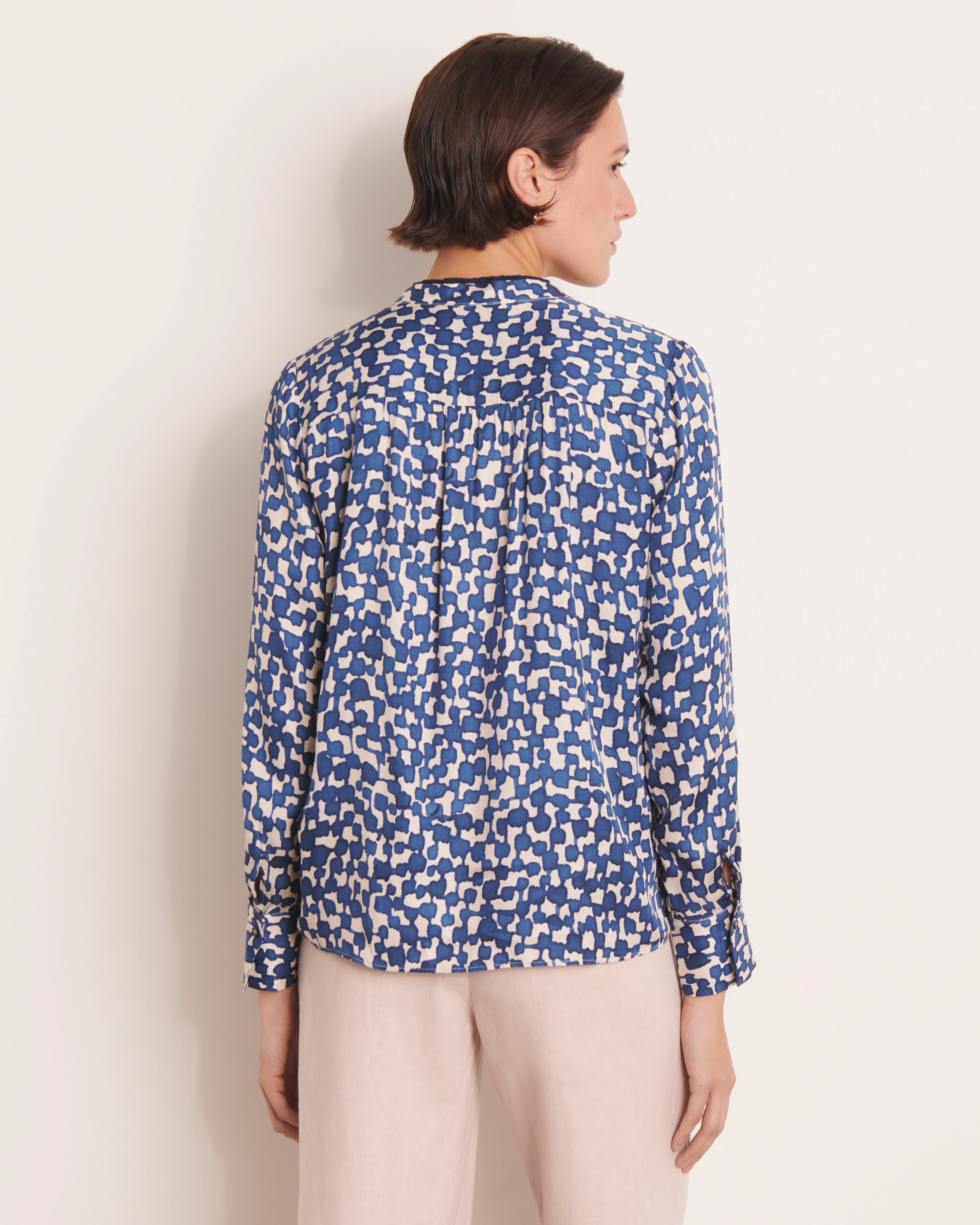 Chemise bleue imprimée CORFOU/13025/630 - Image 3