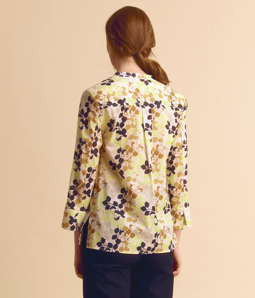Chemise imprimée en voile de coton CAMPANULE-BIS85/85253/841 - Image 4