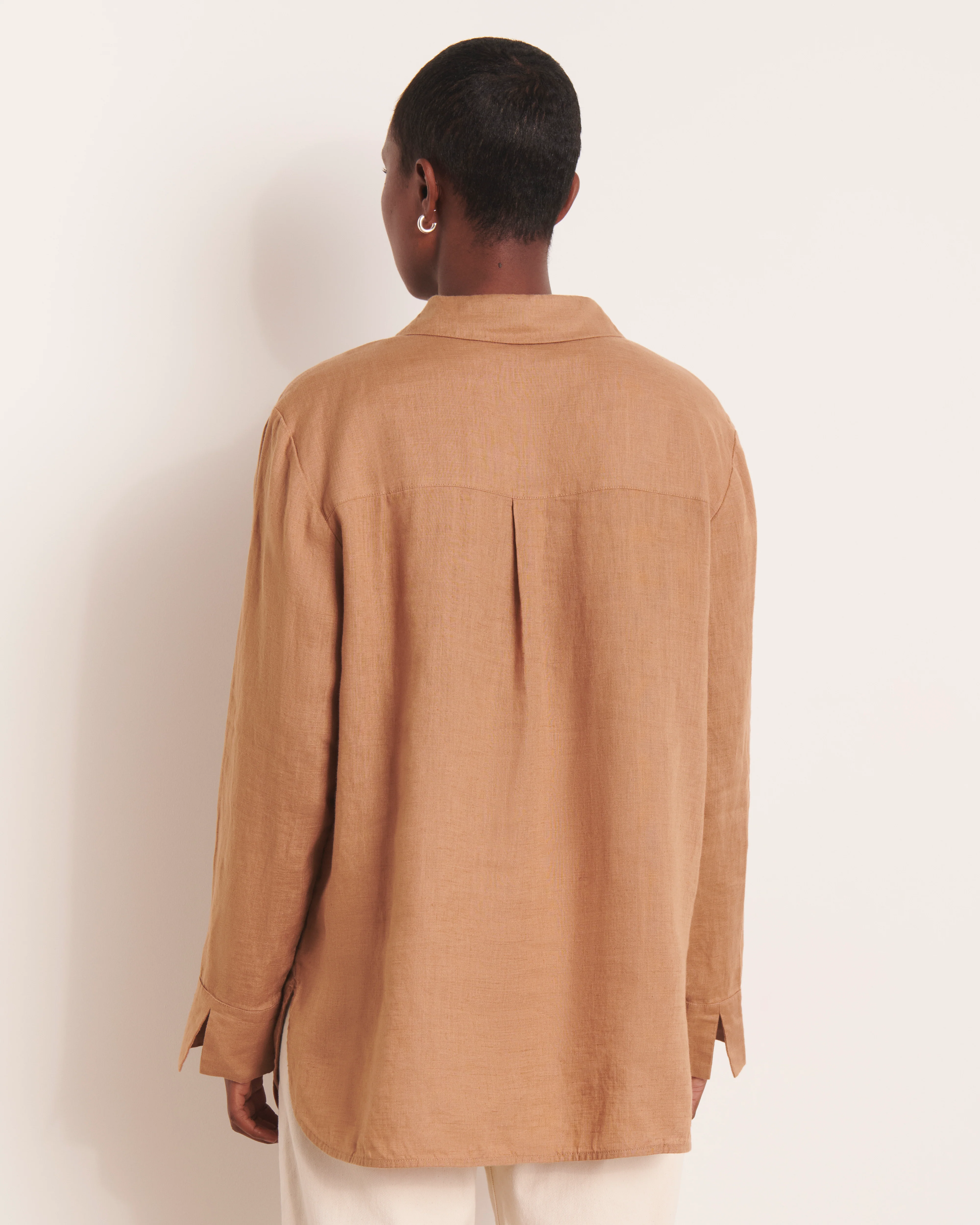 Chemise beige manches 3/4 CHANI/13126/019 - Image 4
