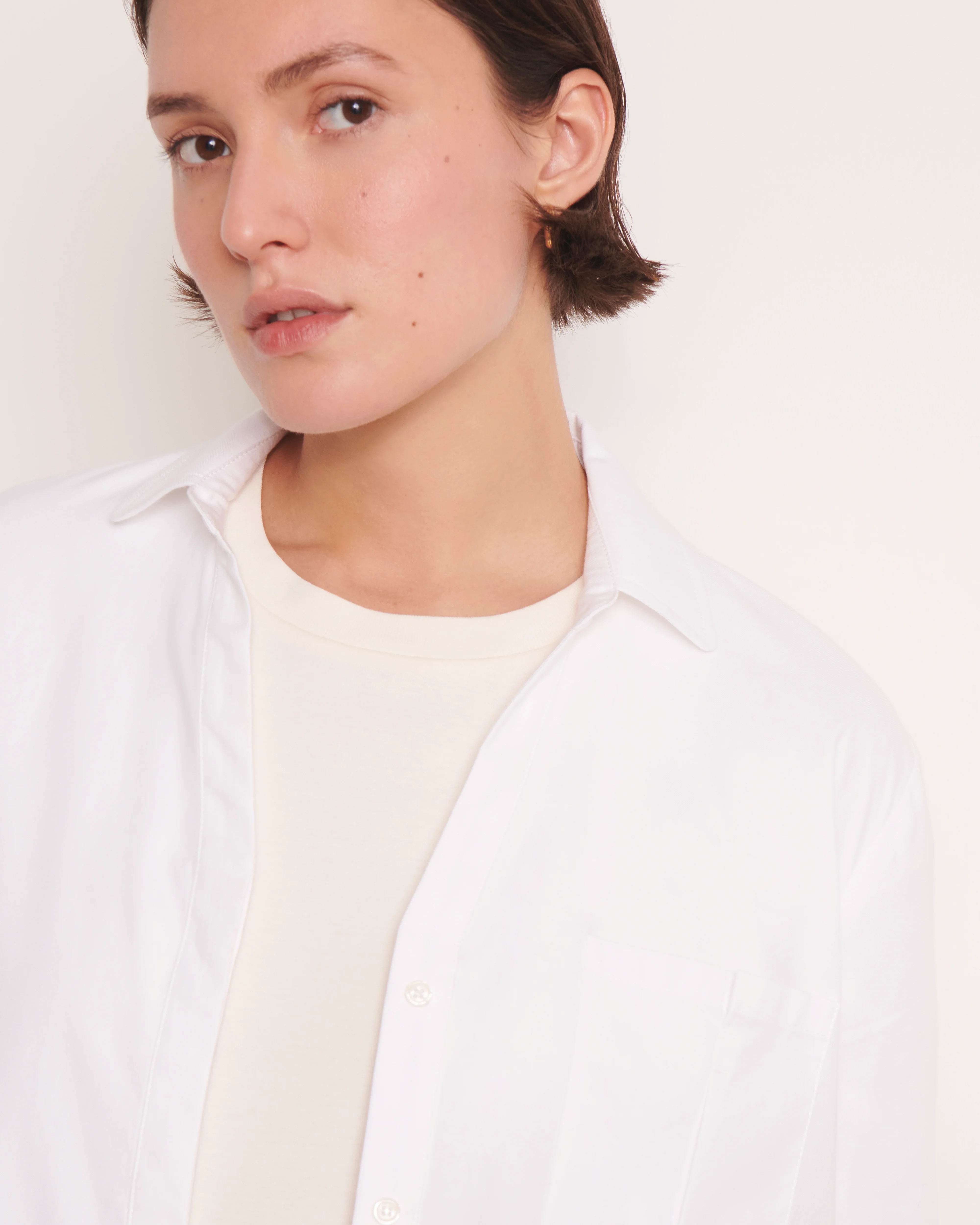 Chemisier blanc oversize CYGNEAU/13131/001 - Image 3