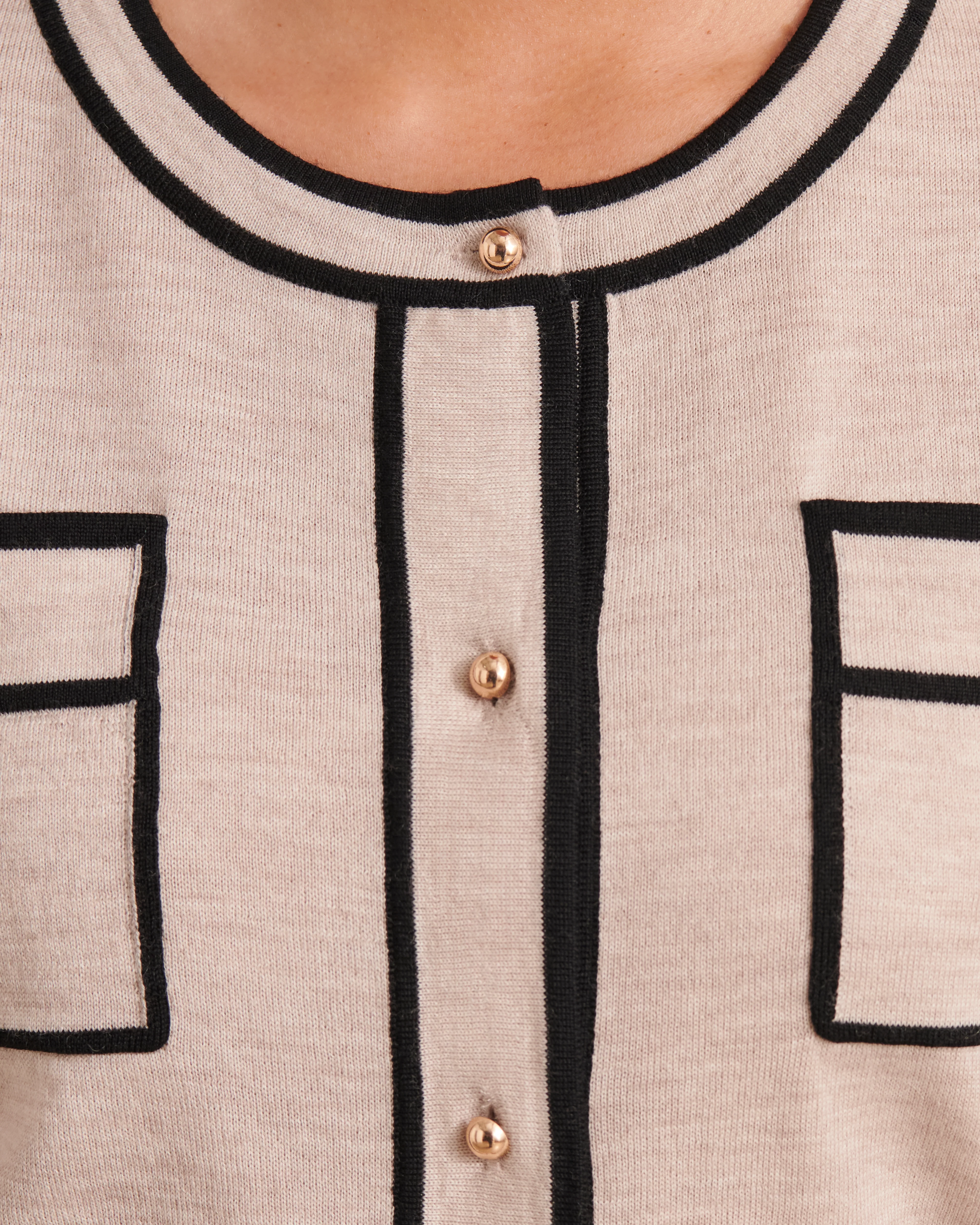 Gilet en maille GAROUBI/12149/781 - Image 3