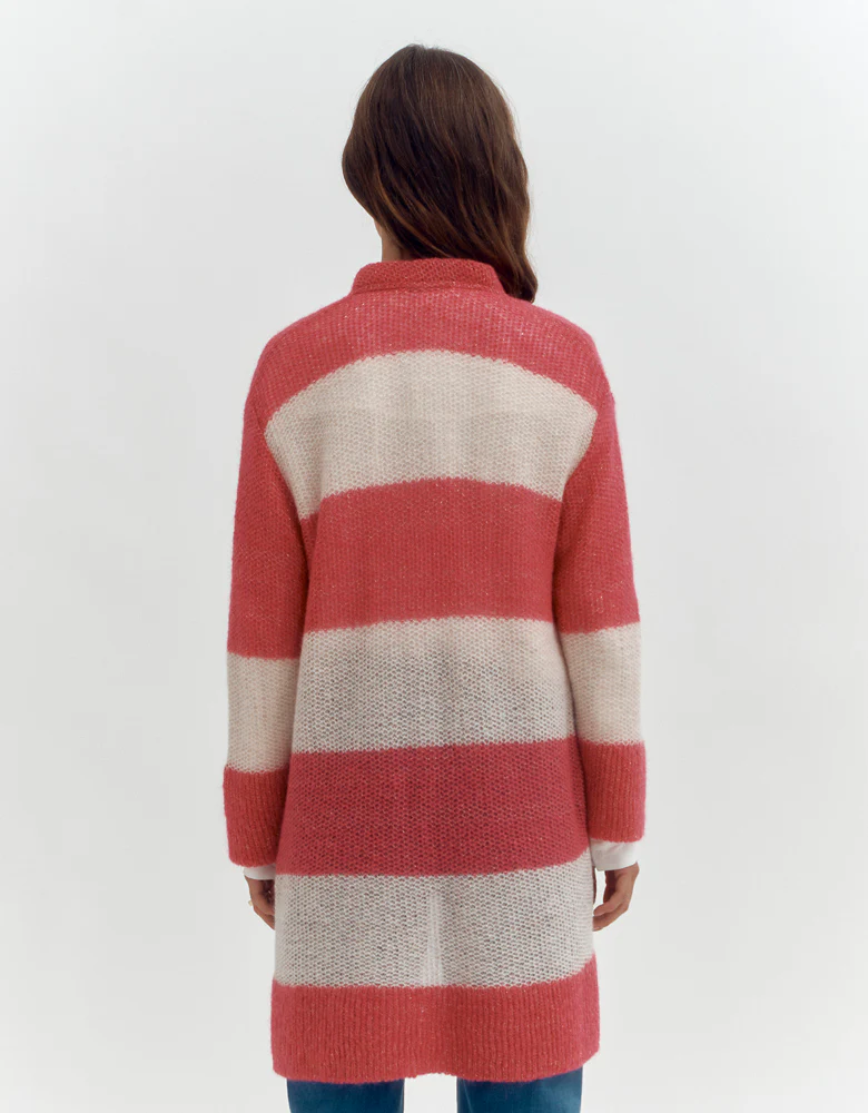 Gilet long maille en mohair GAYA/87081/901 - Image 4