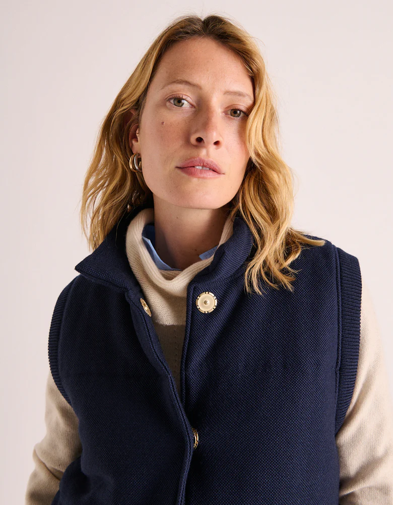 Veste doudoune matelassée maille milano en laine mérinos NOE1927/88098/319 - Image 3