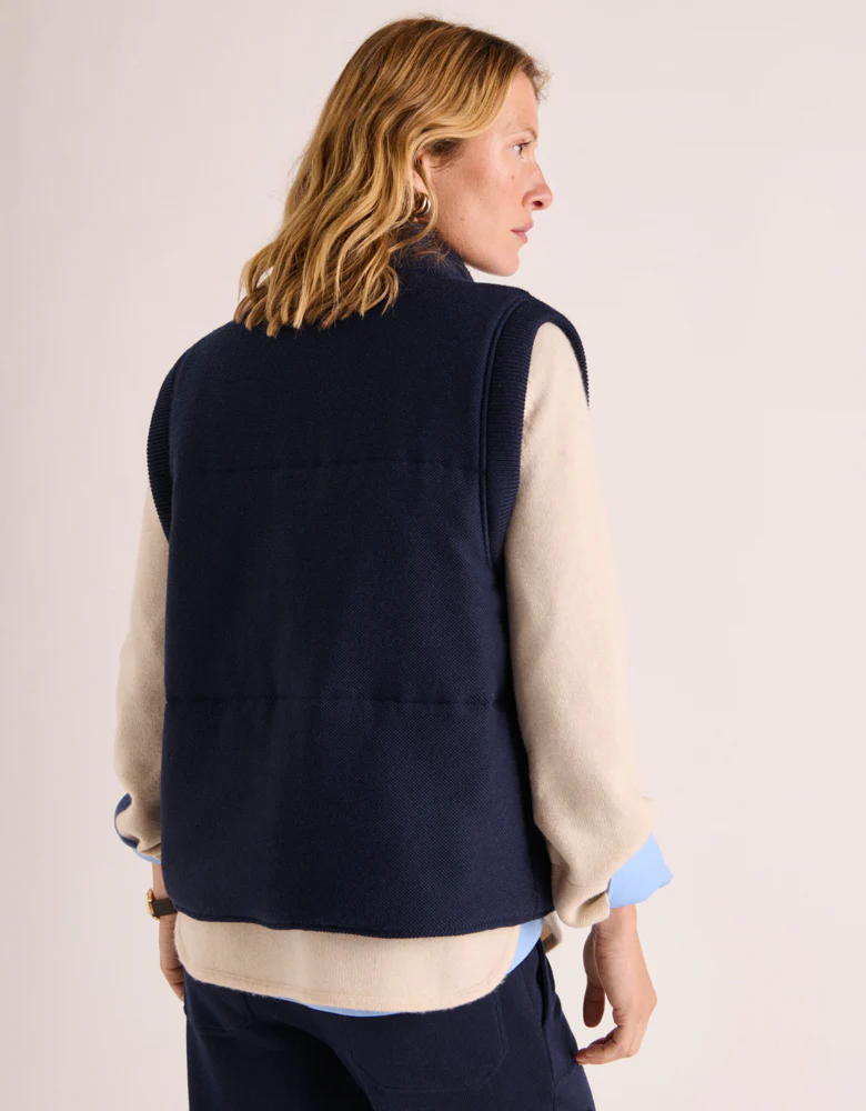 Veste doudoune matelassée maille milano en laine mérinos NOE1927/88098/319 - Image 5