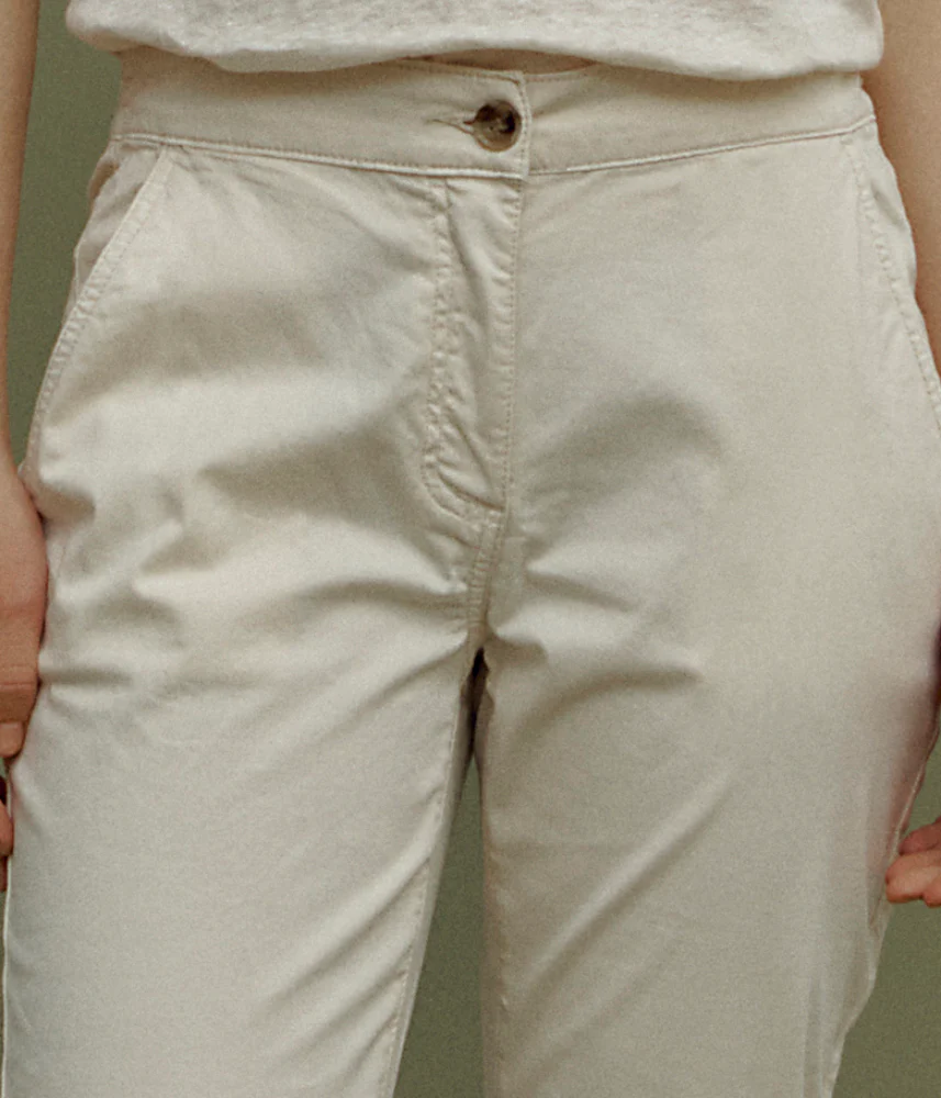 Pantalon 7/8ème en coton stretch PUJAS/85211/007 - Image 3