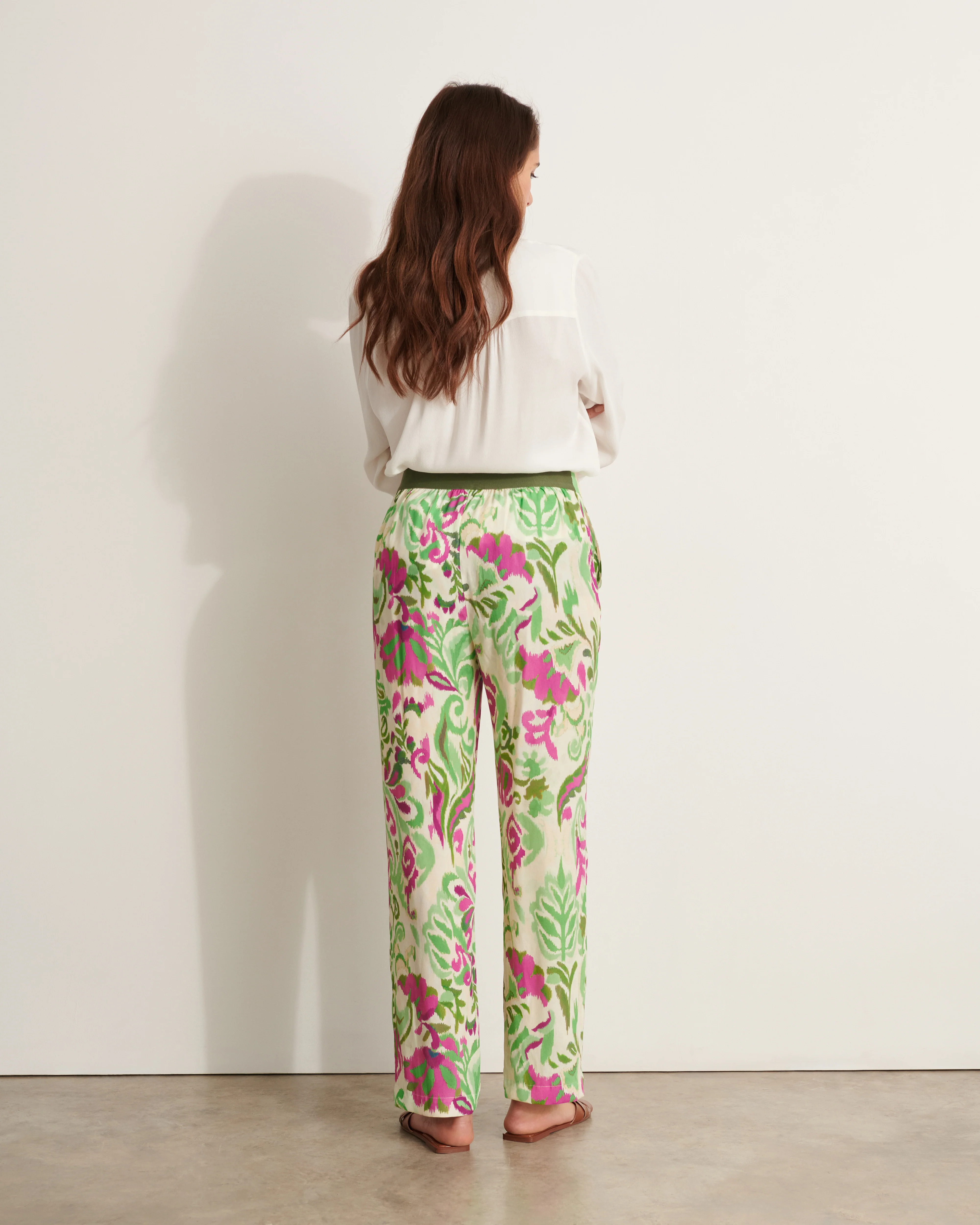 Pantalon fluide imprimé PALMERAIE/11947/600 - Image 3