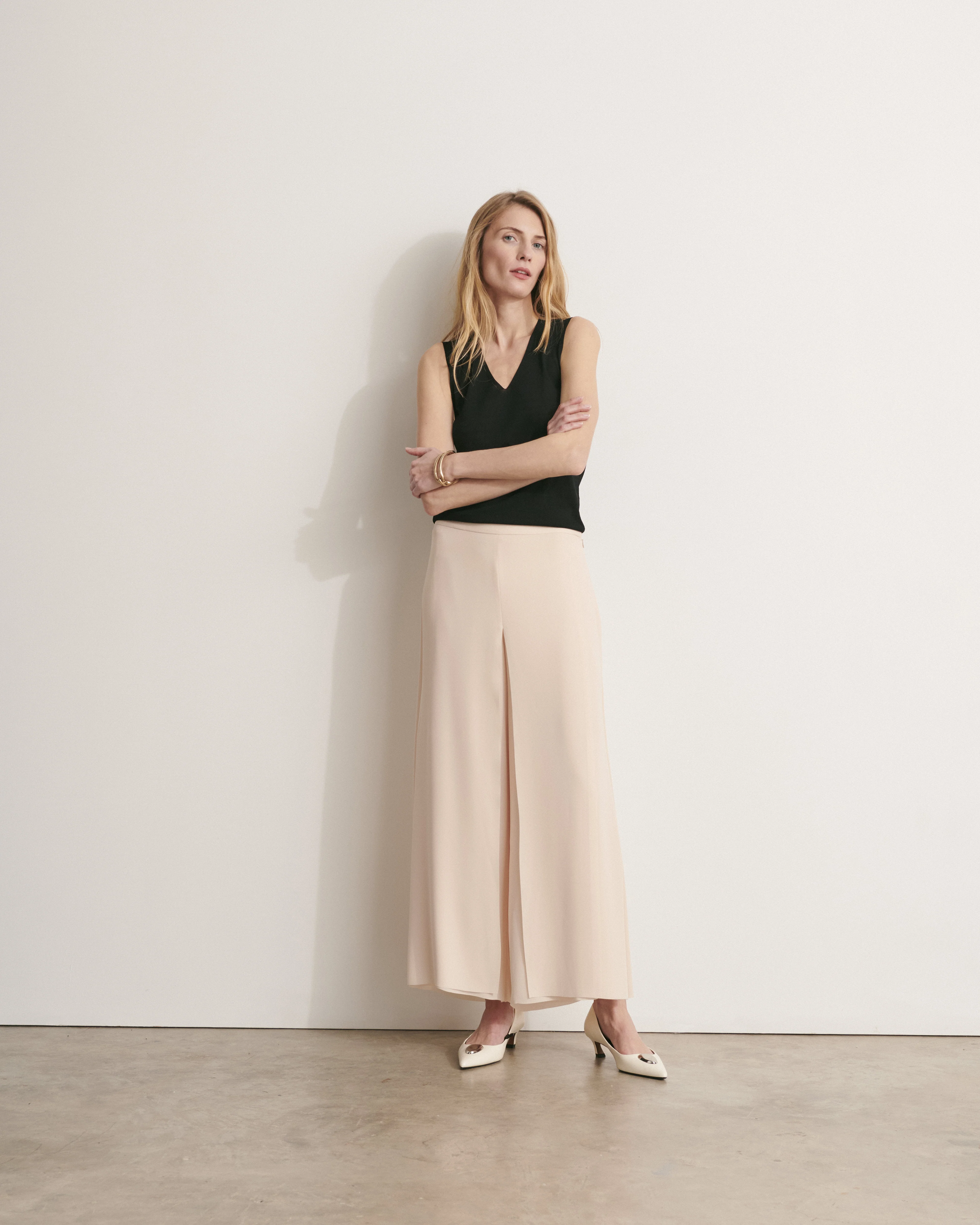 Pantalon large fluide PLAZA/11108/017 - Image 3
