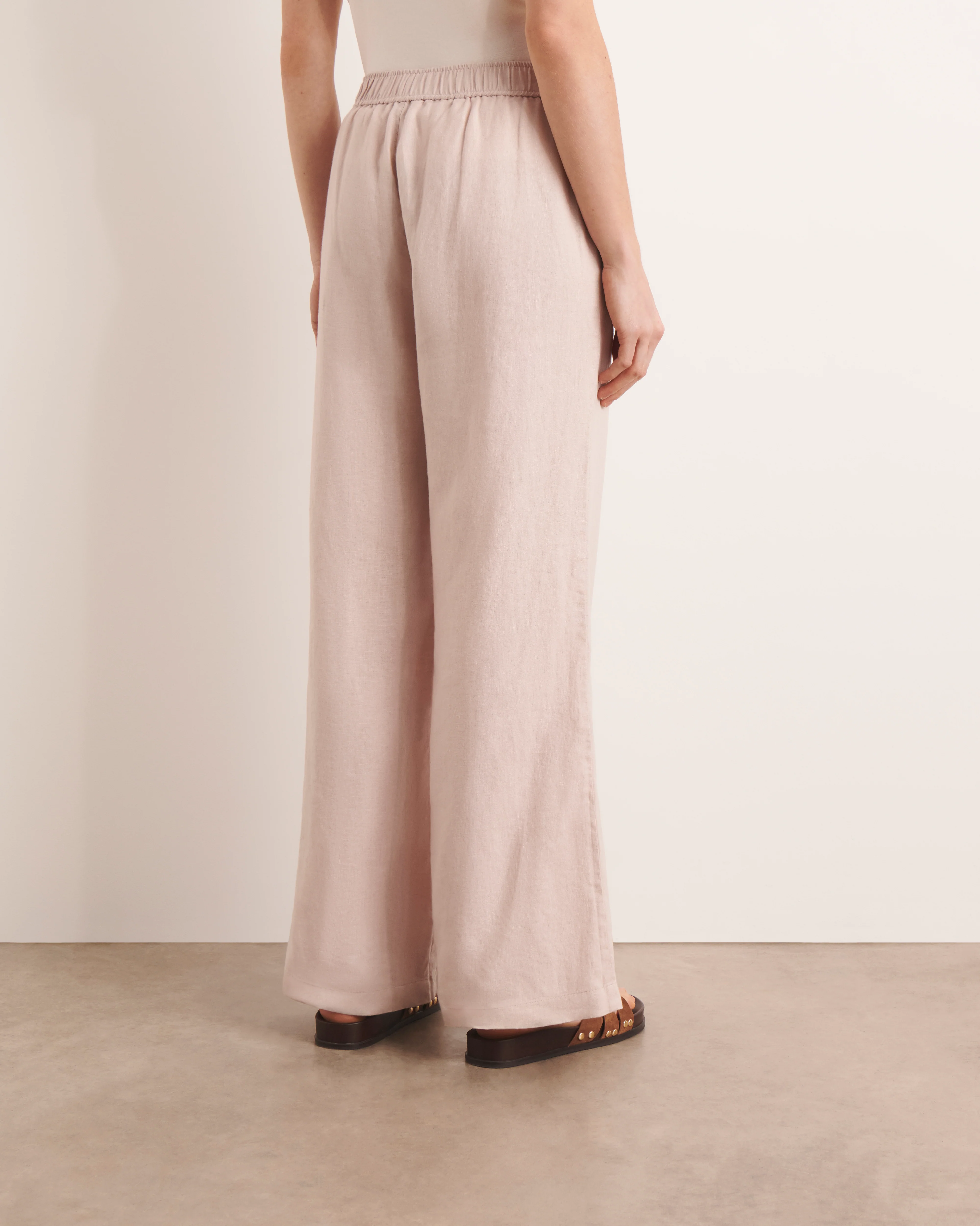 Pantalon large beige PEPPERONI/13058/002 - Image 4