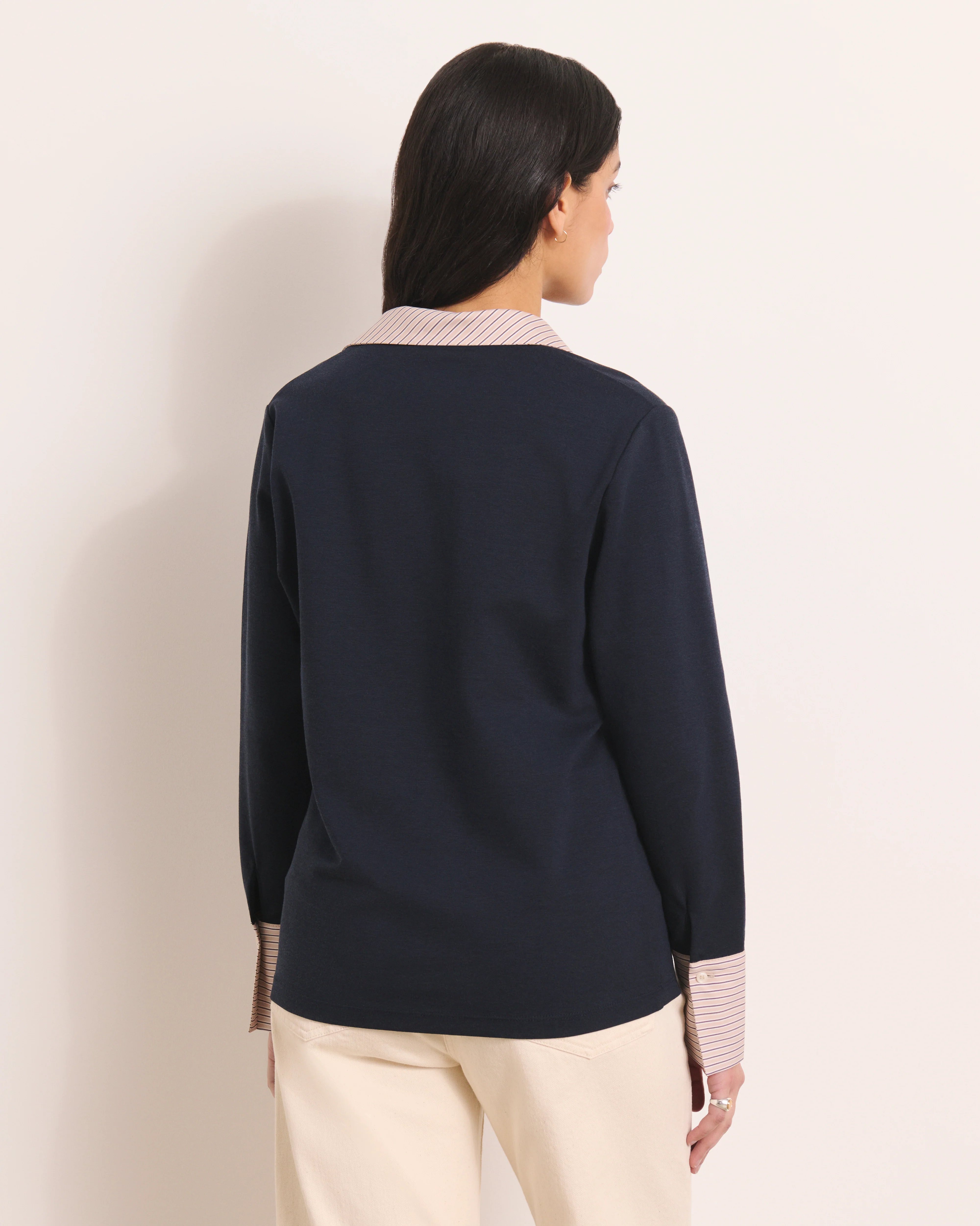 Polo bleu marine TANGARA13/13150/635 - Image 3