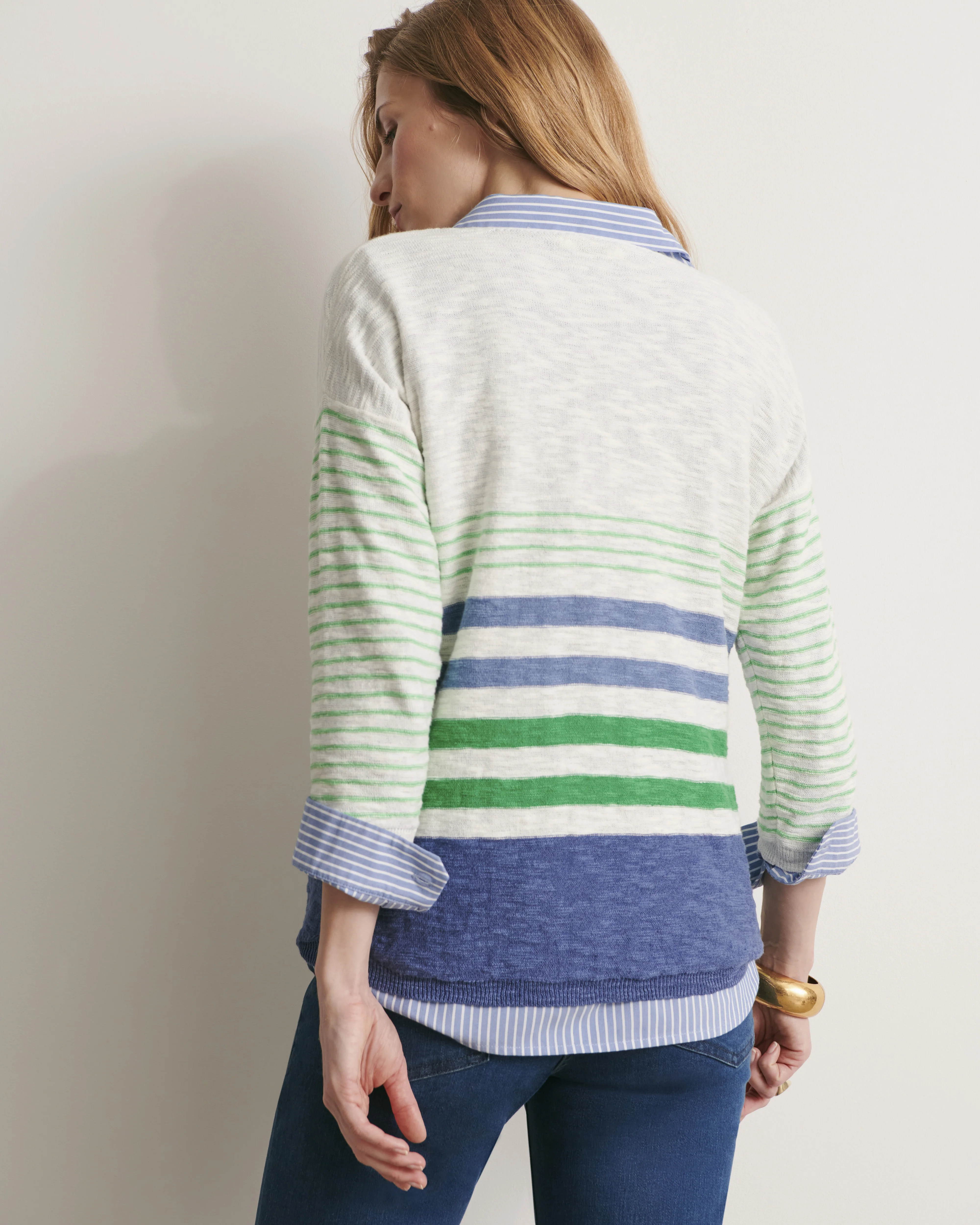 Pull en maille encolure V ALICIANE/11191/881 - Image 3
