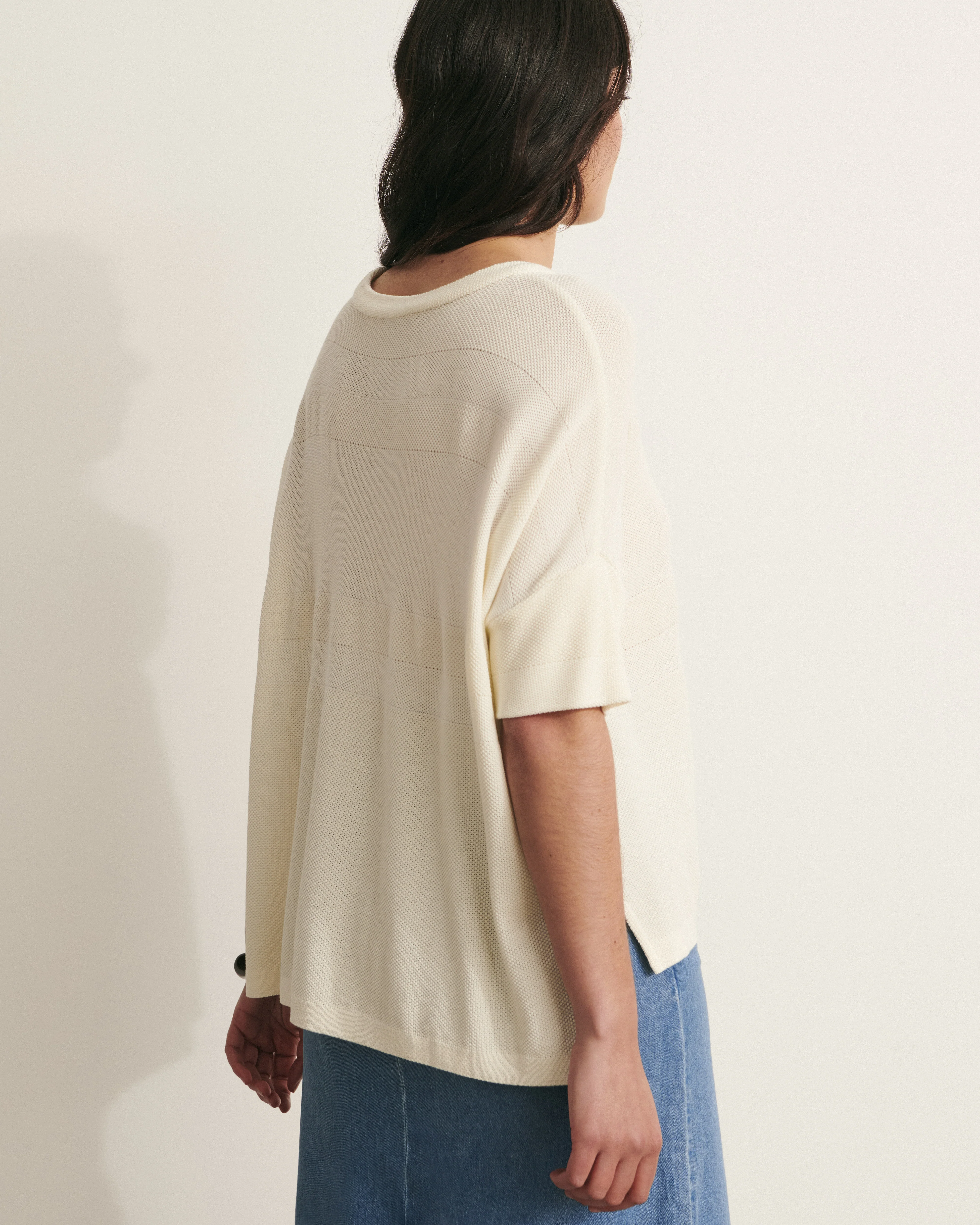 Pull en maille piquée irisée APYACTUA-BIS/11233/003 - Image 3