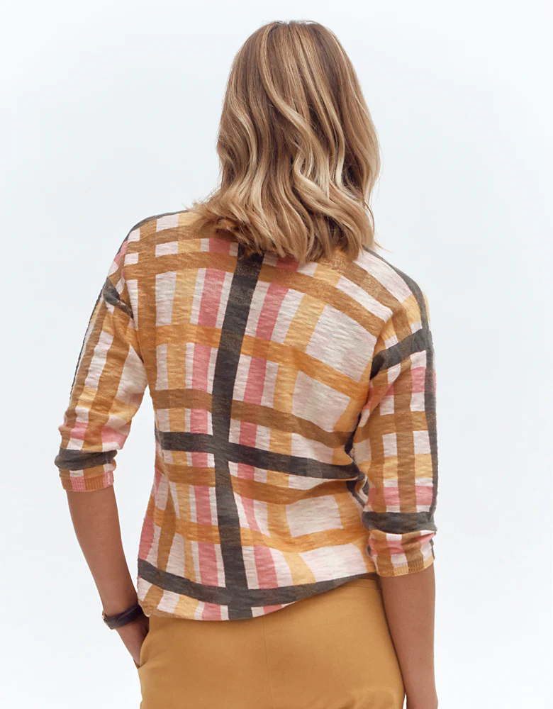 Pull imprimé en maille ASSANDROU/87287/771 - Image 4