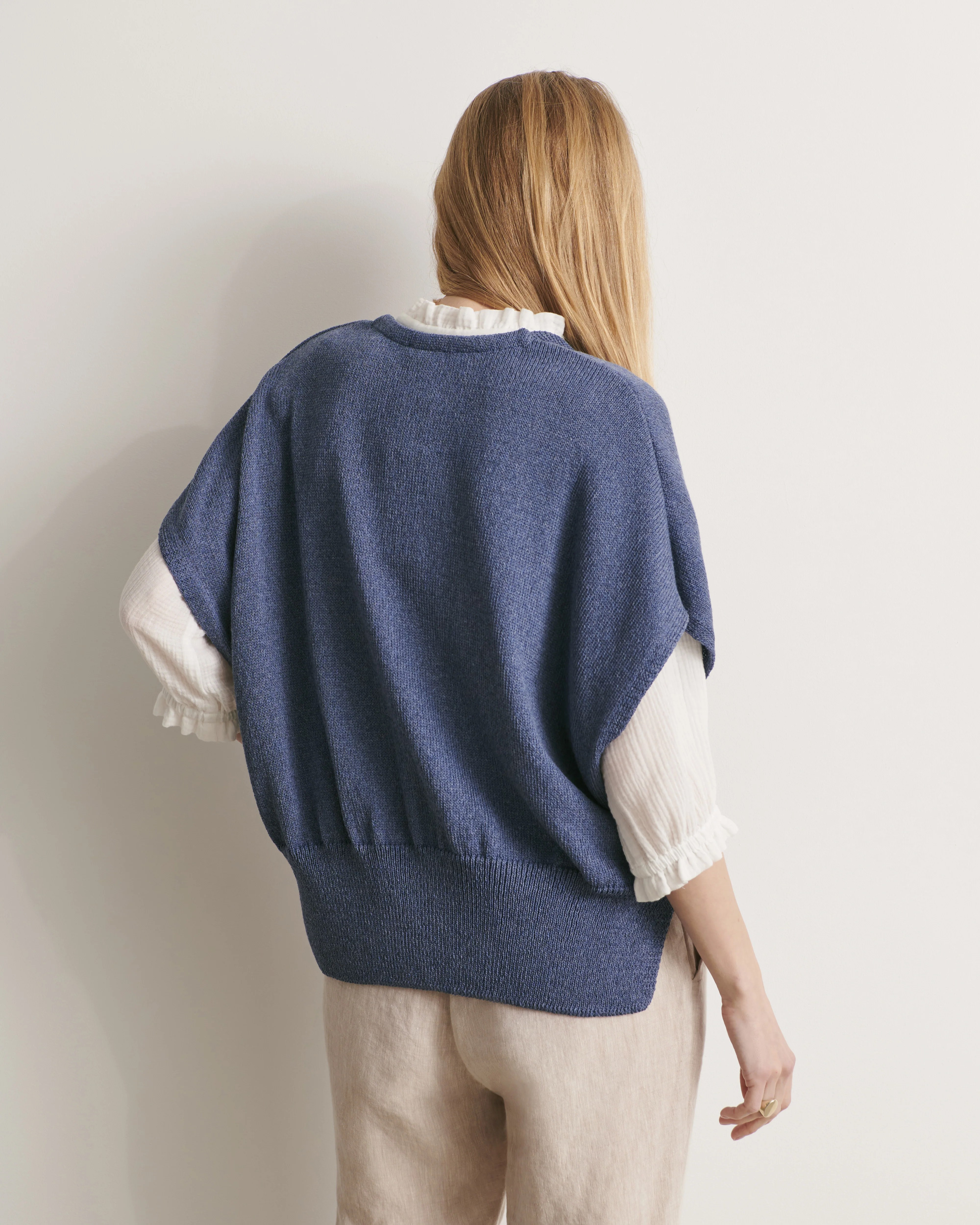 Pull kimono en maille irisée ANGOLA11/11207/304 - Image 4