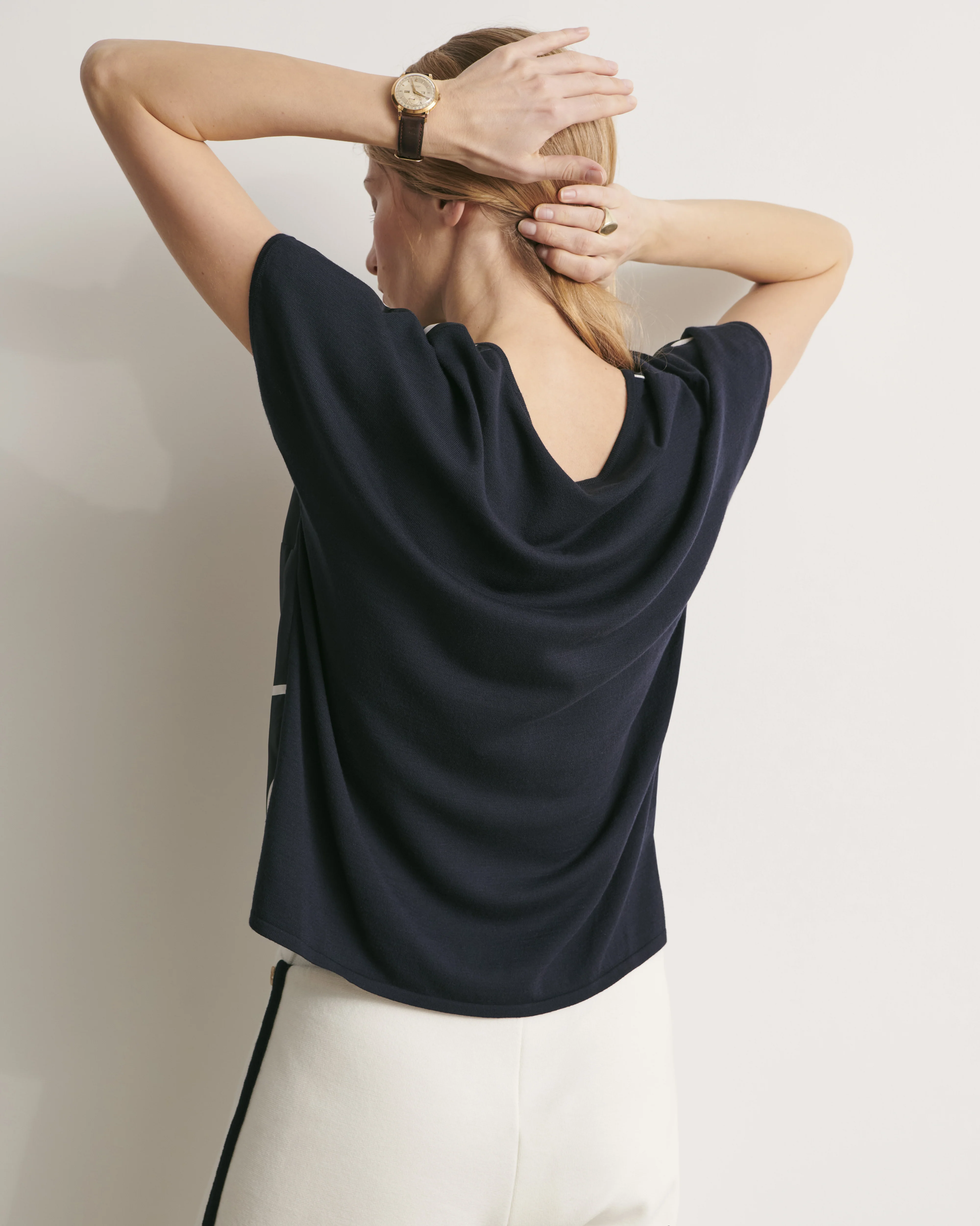 Pull twin-set en maille imprimé AGRAPH/11096/635 - Image 3