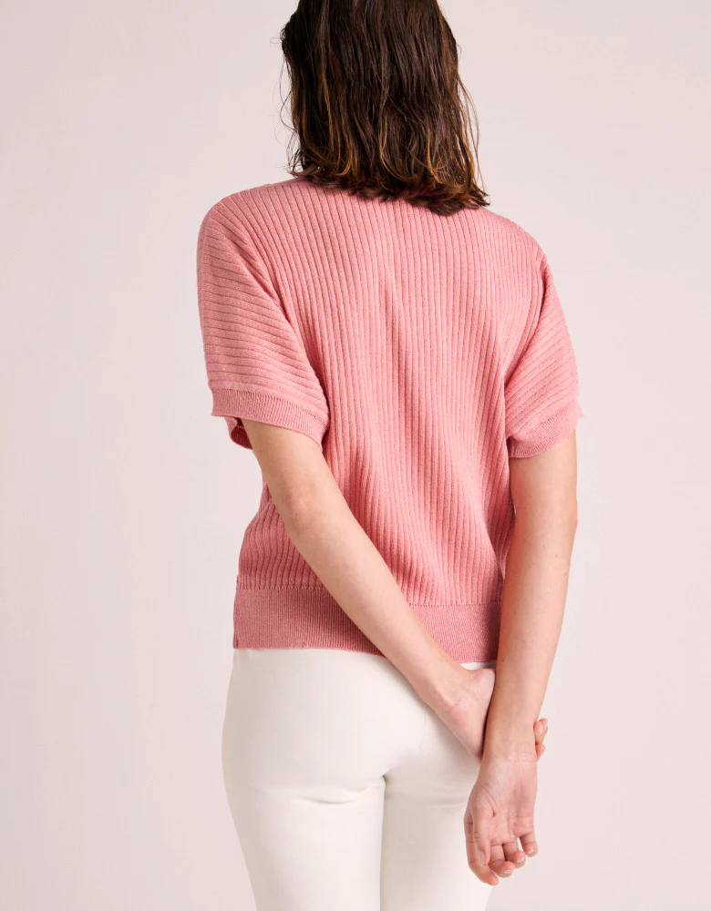 Pull maille irisée manches courtes AMOR/87002/905 - Image 4