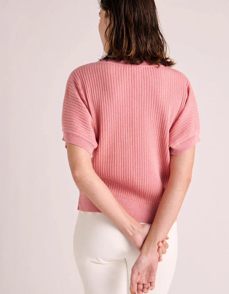 Pull maille irisée manches courtes AMOR/87002/905 - Image 5