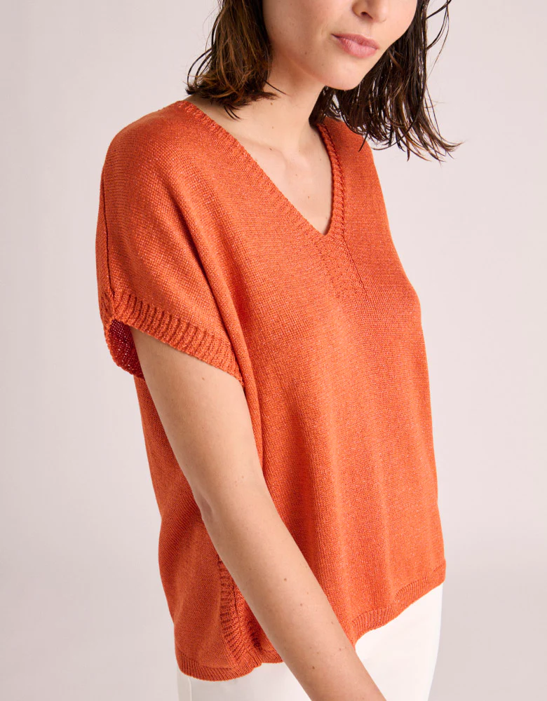 Pull maille manches courtes ACORES-BIS/87247/831 - Image 5