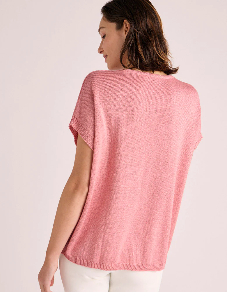Pull maille manches courtes ACORES-BIS/87247/905 - Image 5