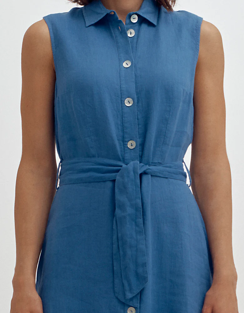 Robe chemise sans manches RHUBARBE/87230/306 - Image 3