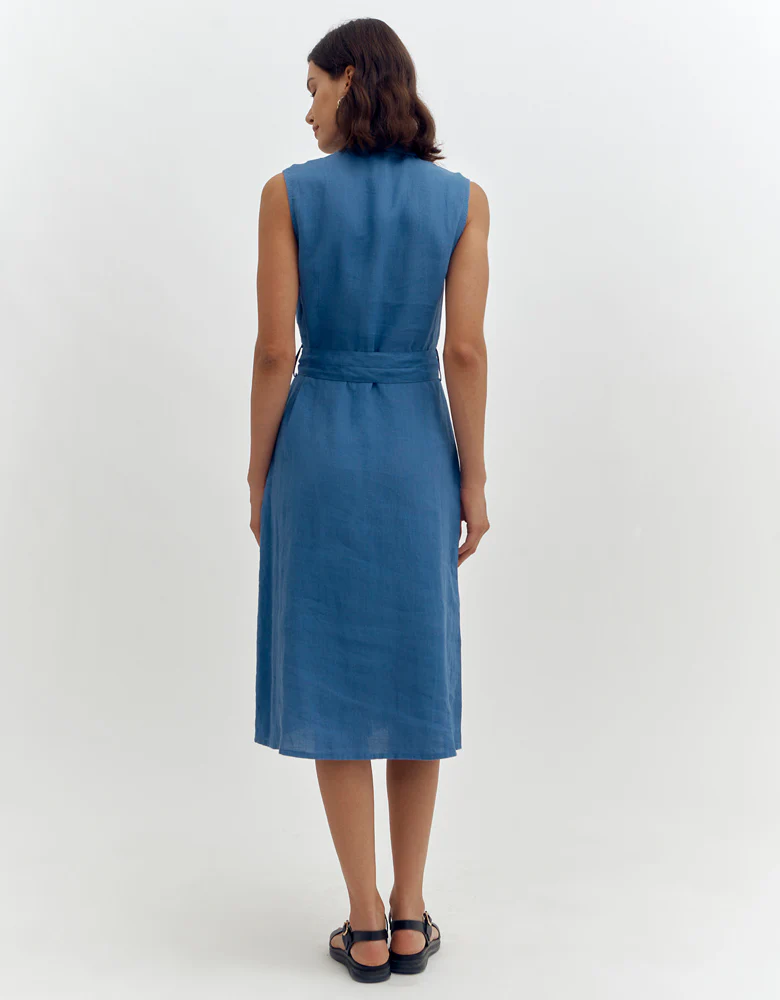 Robe chemise sans manches RHUBARBE/87230/306 - Image 4