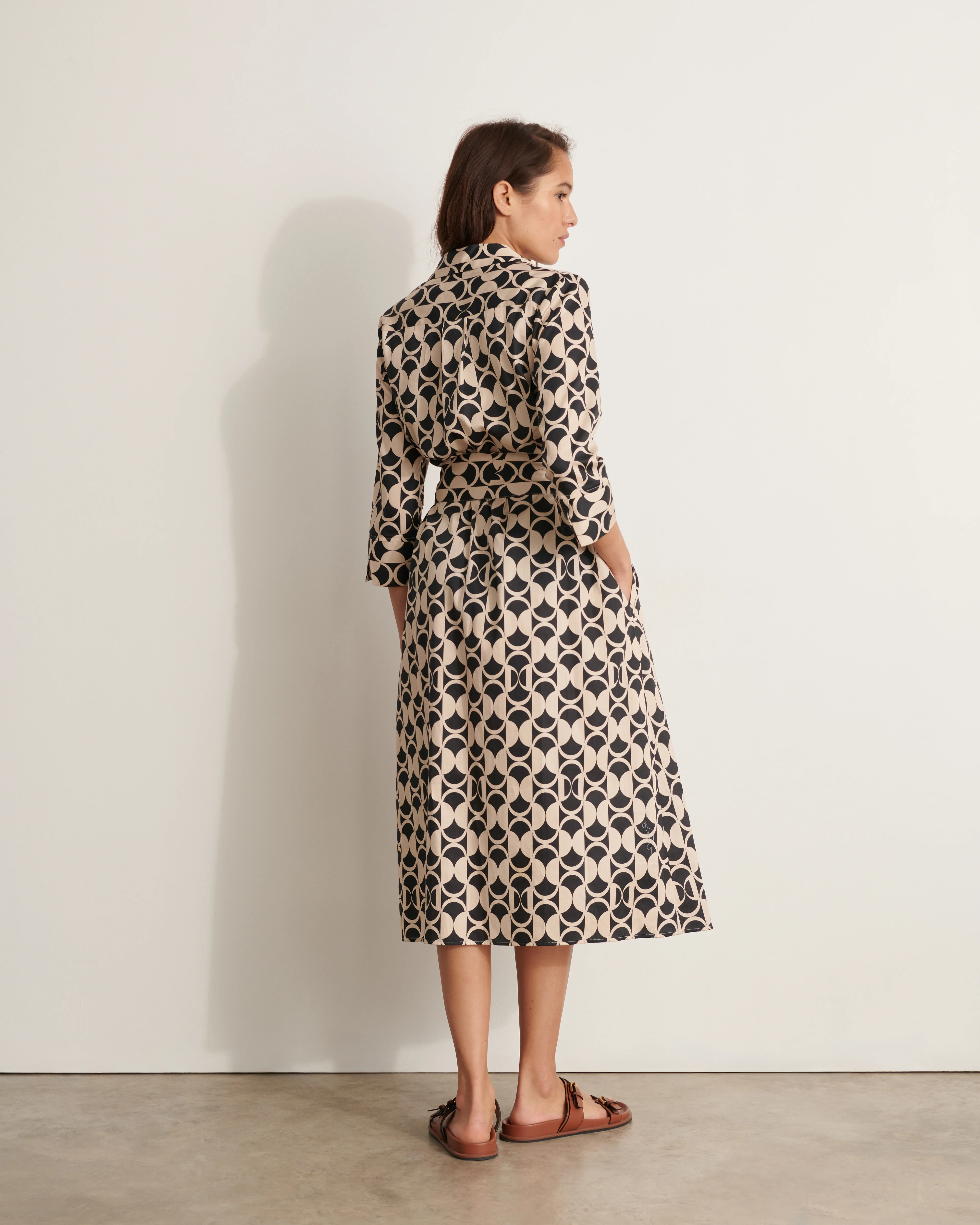 Robe chemisier midi ROSAS/11154/670 - Image 4