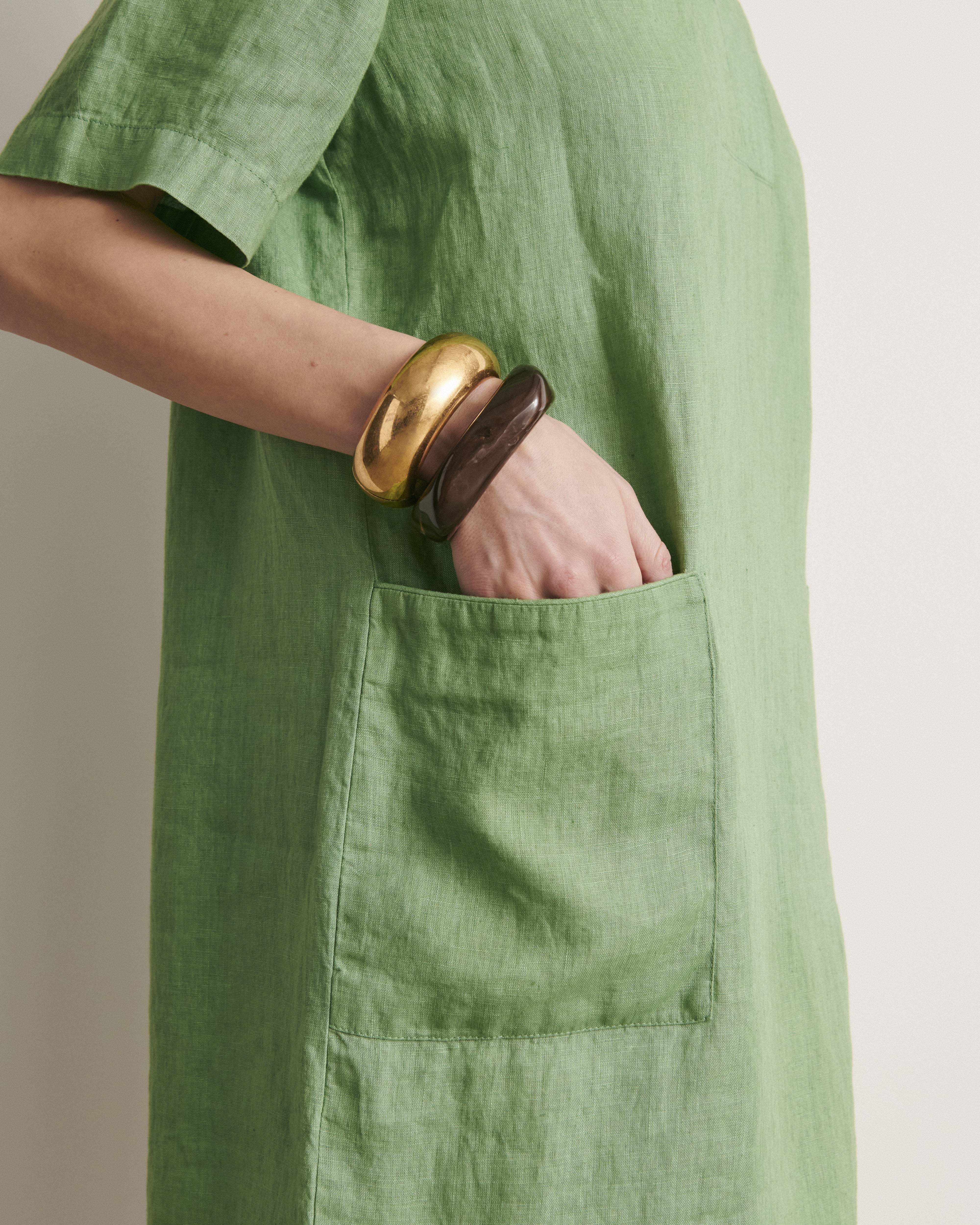 Robe droite encolure V ROSIER/11115/186 - Image 3