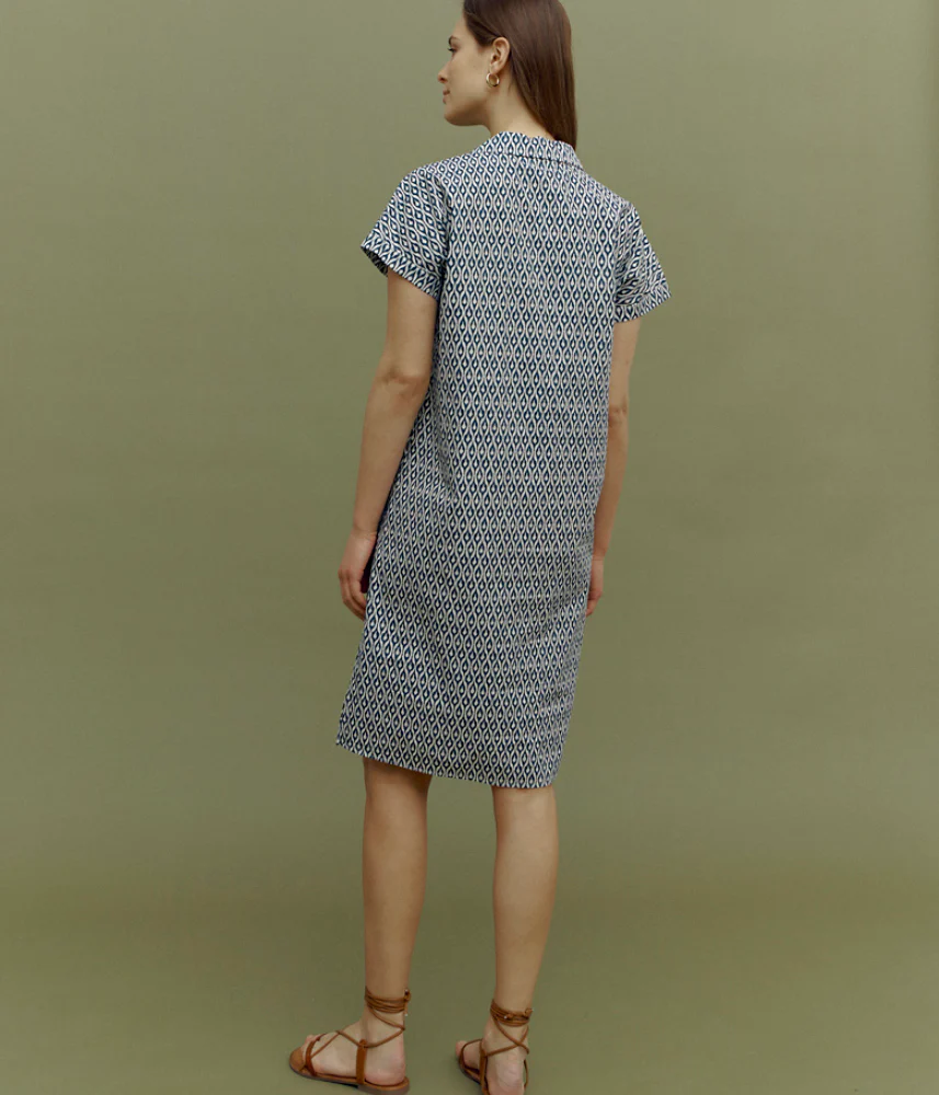 Robe housse imprimée en coton RITANIS/85258/635 - Image 3