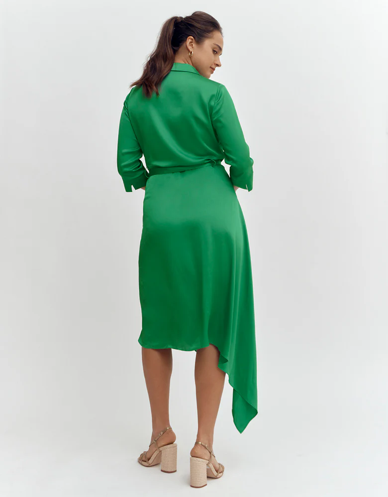 Robe midi asymétrique RENATA-U/87279/198 - Image 4