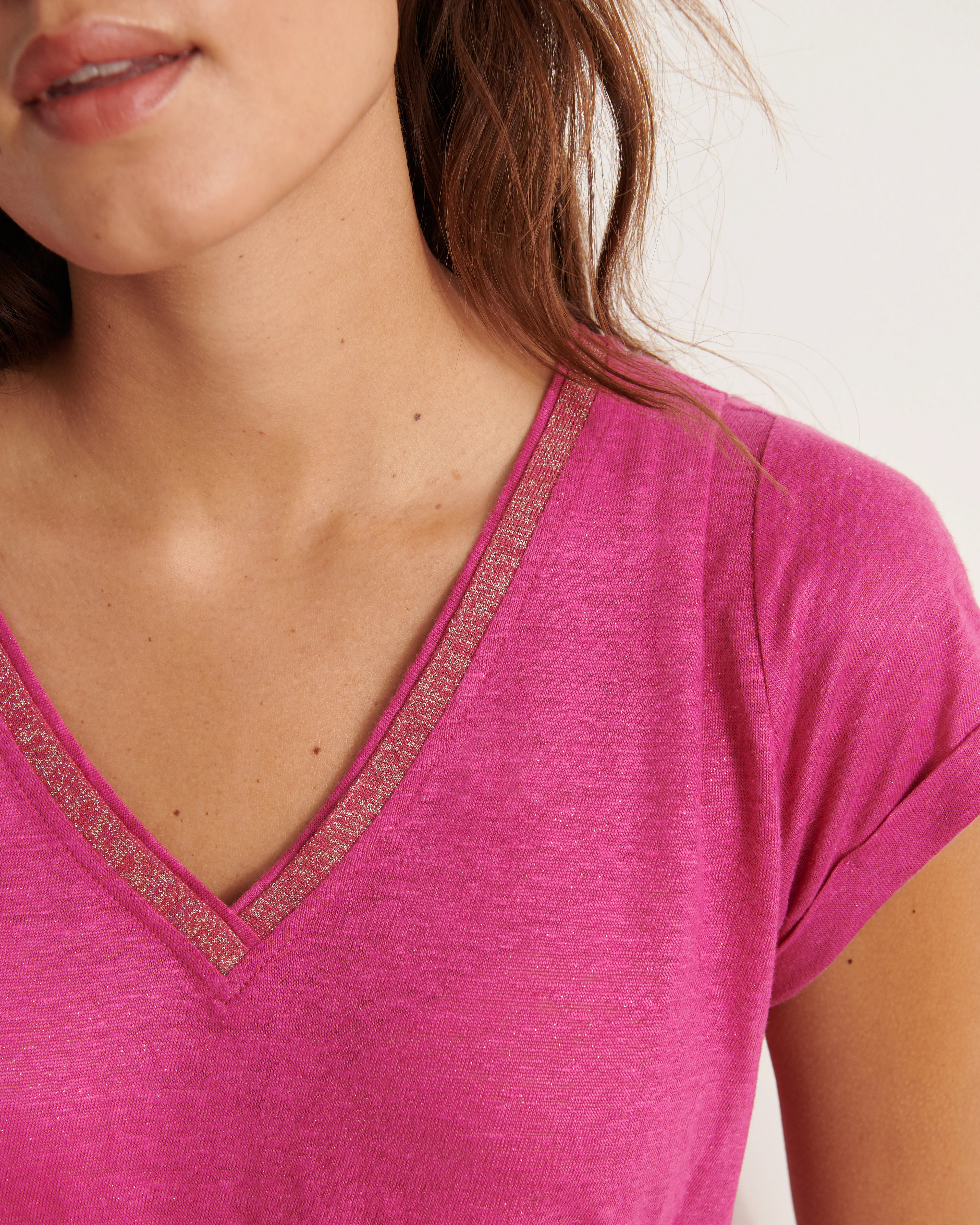 Tee-shirt encolure V TRIOMPHE/11182/394 - Image 3