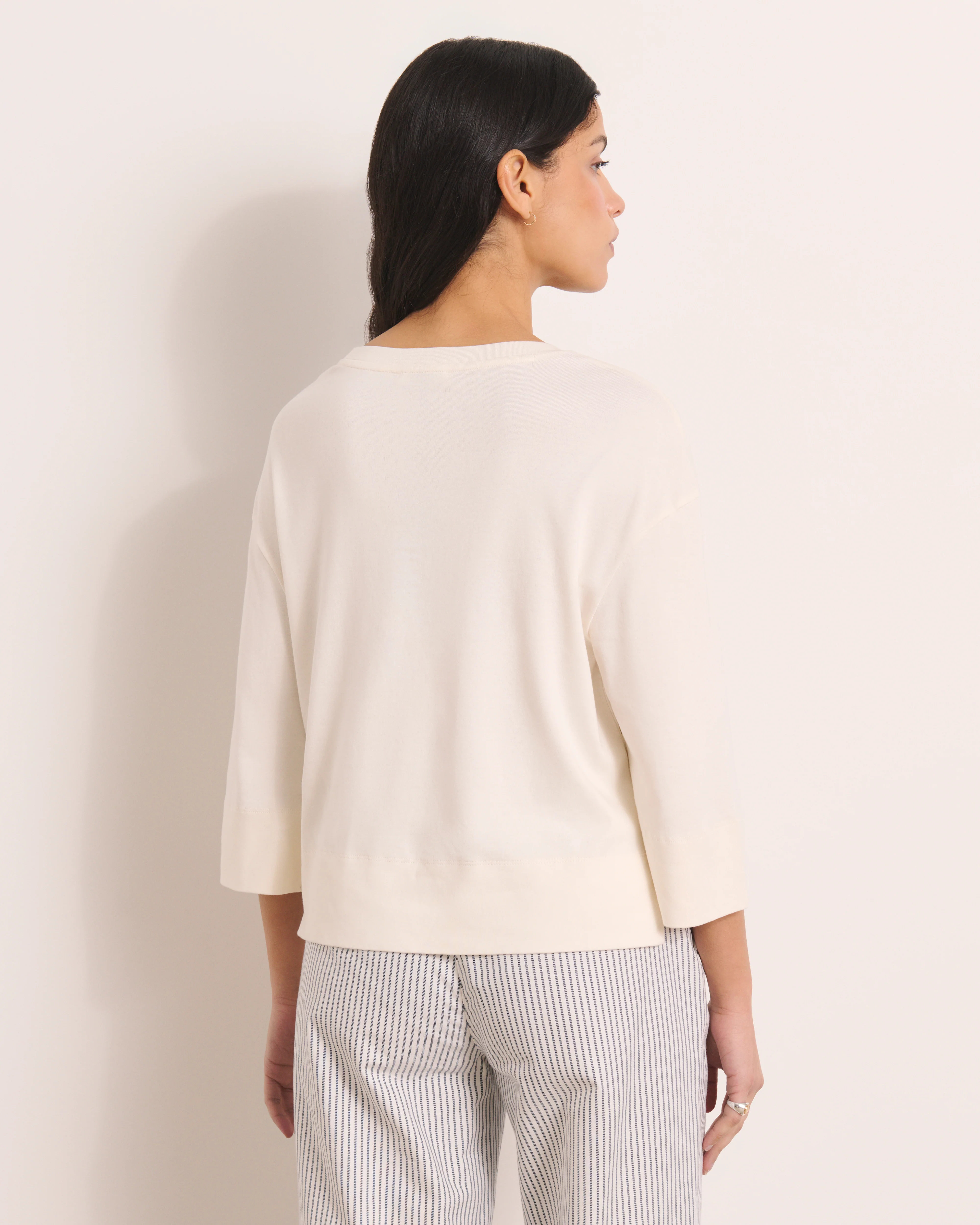 Tee-shirt blanc large THALIE/13163/003 - Image 3
