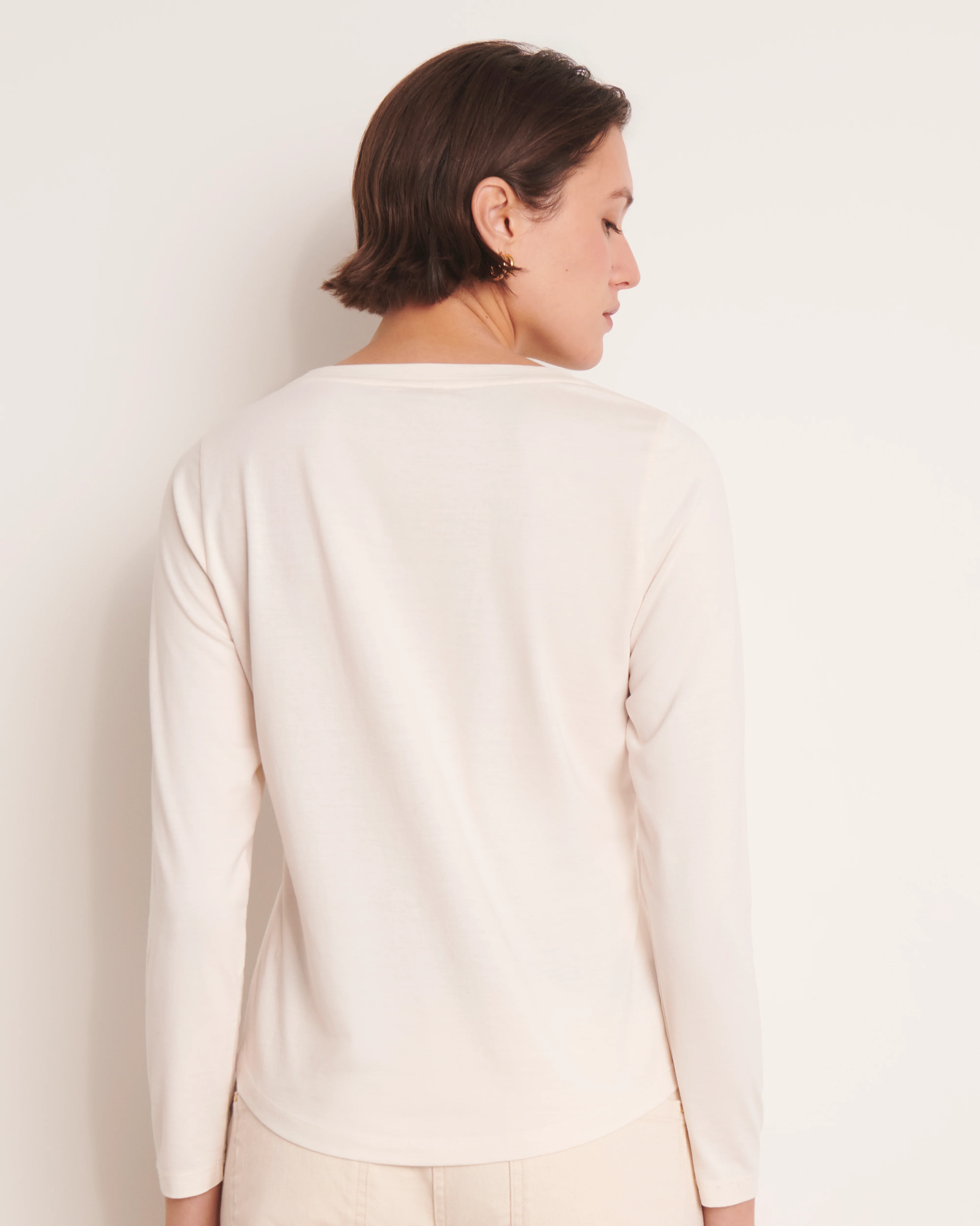Tee-shirt beige TIMARIN13-BIS/13099/012 - Image 3