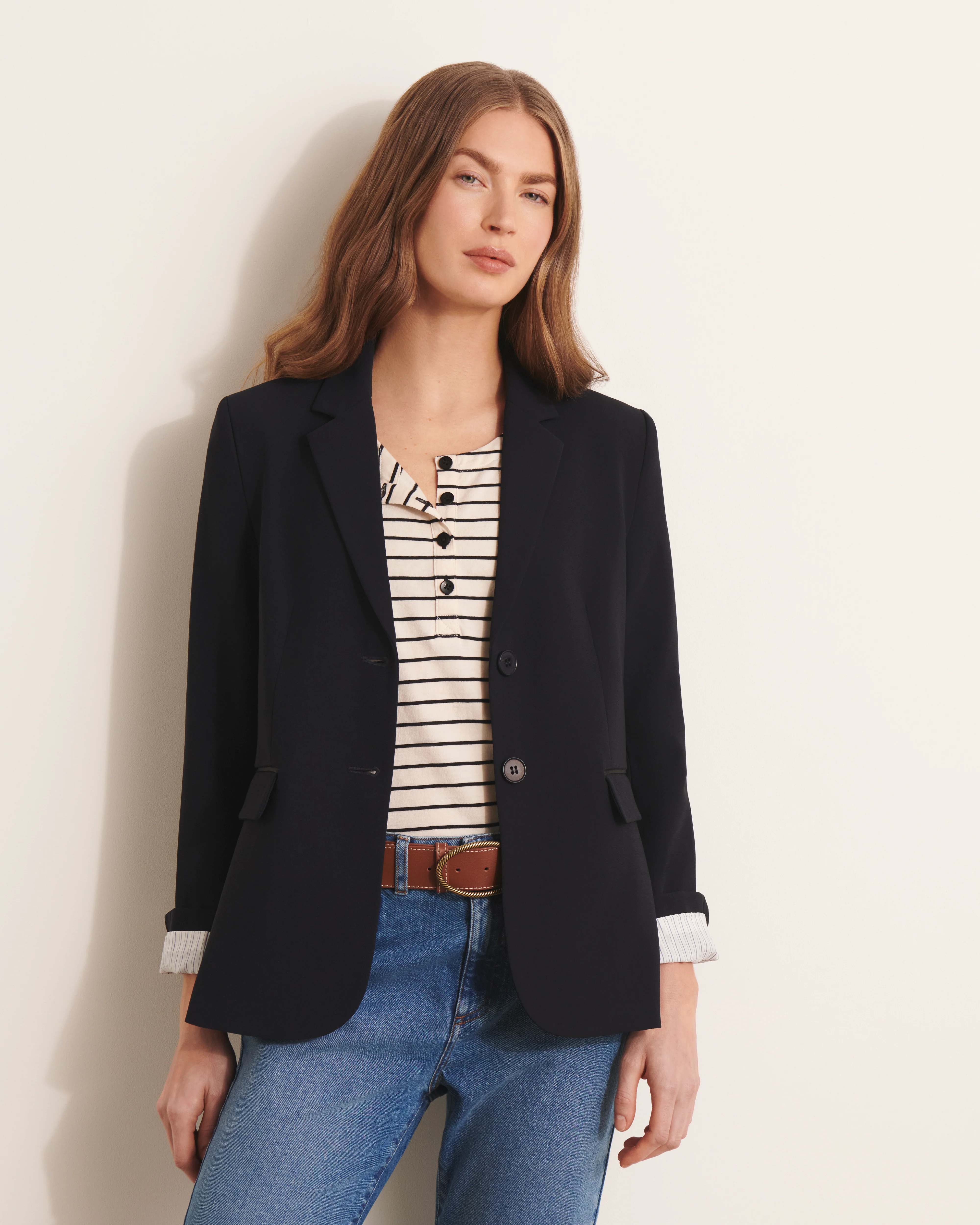 Veste blazer bleu marine BIQUORSET/13221/317 - Image 4