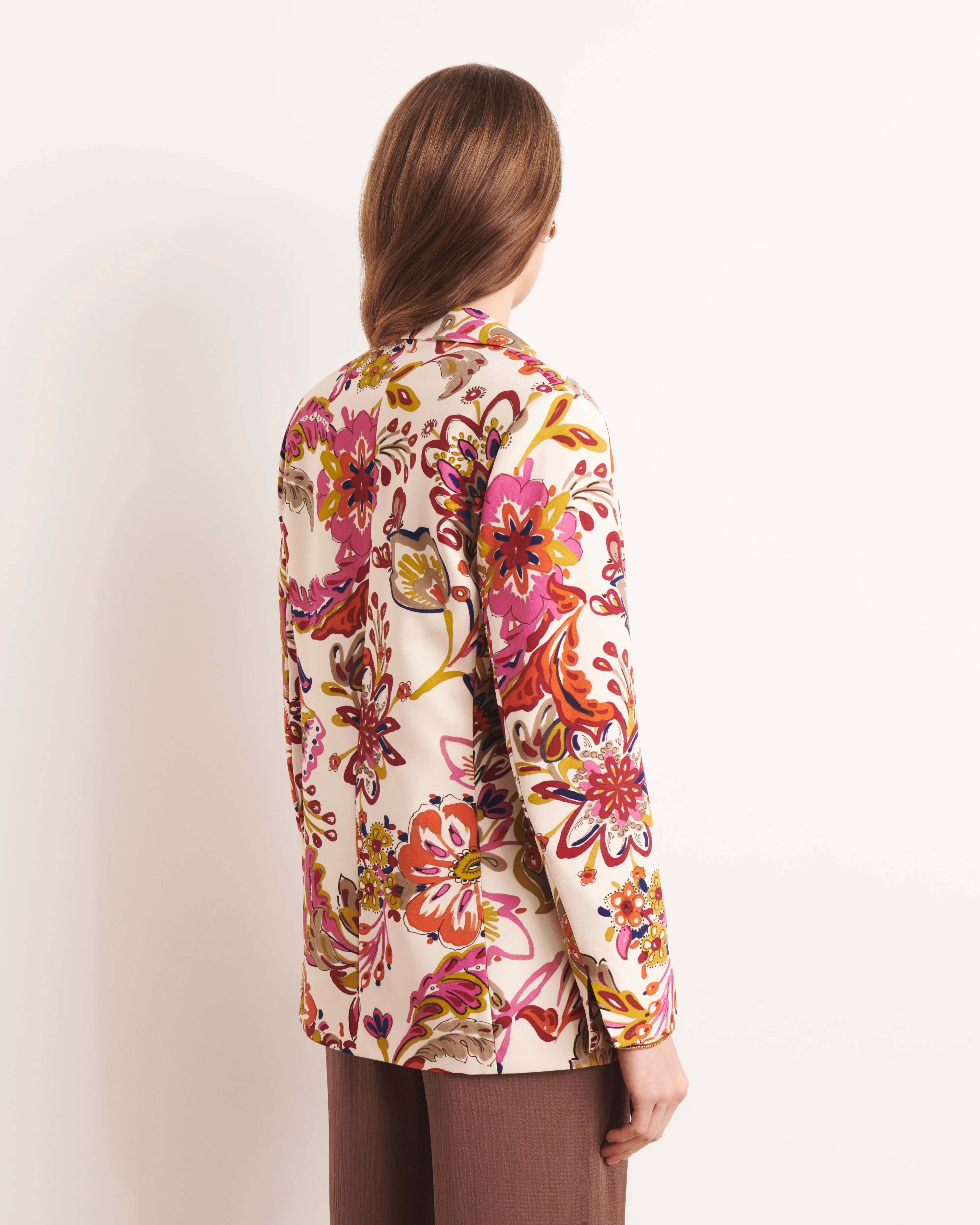 Veste blazer beige imprimée BAILAR/13213/523 - Image 4