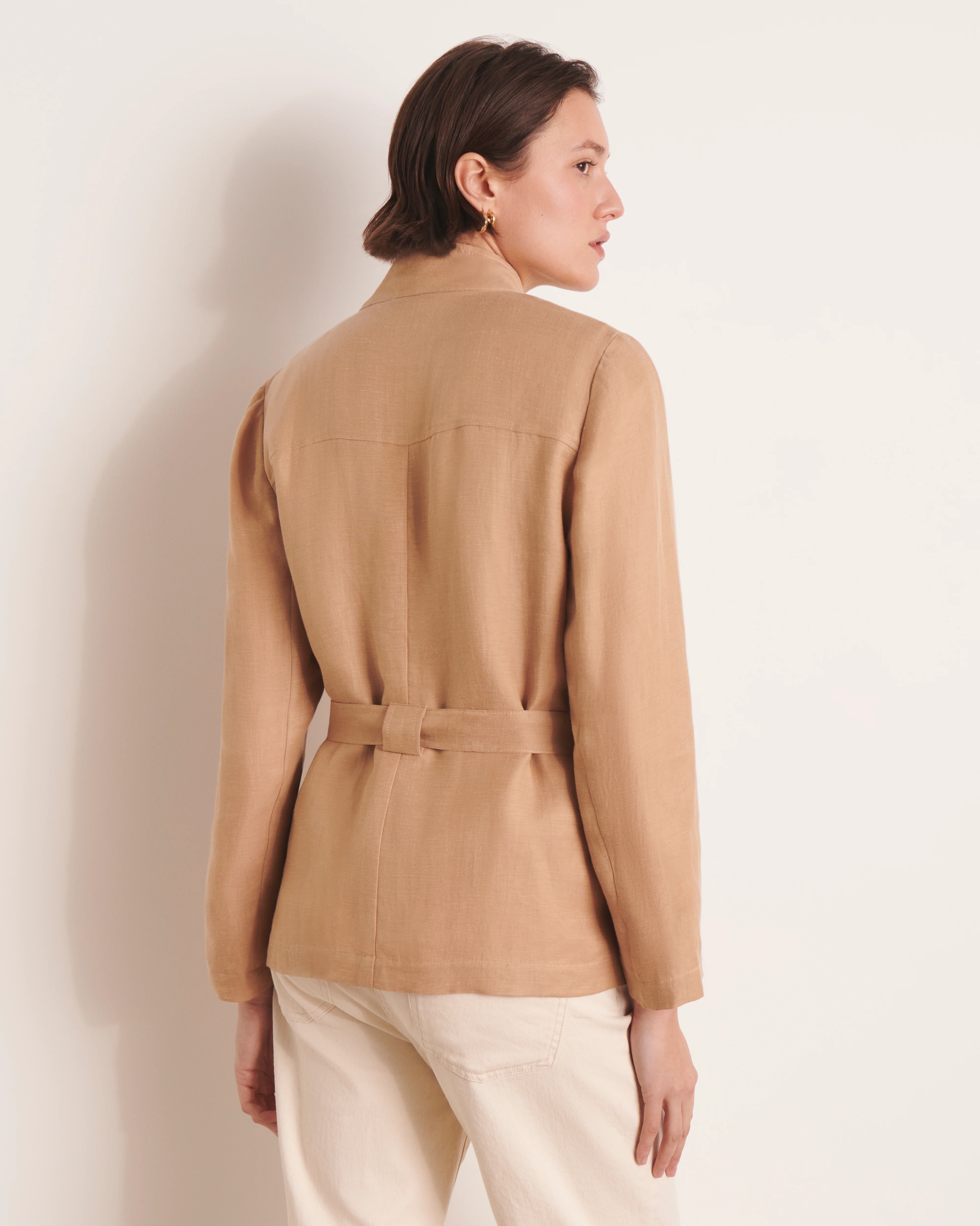 Veste saharienne beige BARDENAS/13048/010 - Image 5